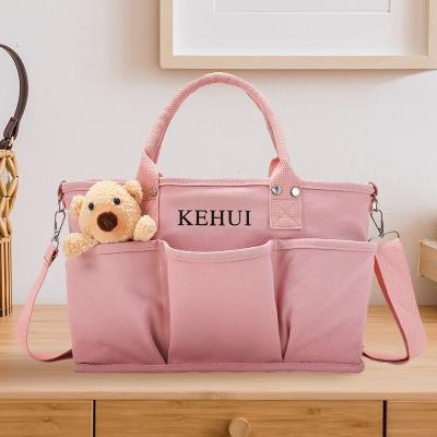 출산가방 메나르 기저귀 가방 캔버스 방수 숄더백 출산가방, 핑크