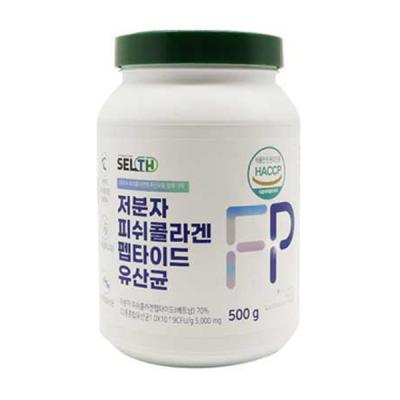 피쉬콜라겐펩타이드 SELTH 저분자 피쉬콜라겐 펩타이드 유산균, 500g, 1개