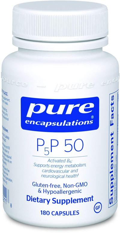 비타민b6 퓨어인캡슐레이션 P5P 50 액티베이티드 B6 캡슐 글루텐 프리