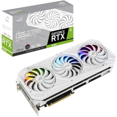 3090 ASUSTEk NVIDIA GeForce RTX 3090 탑재 트리플 팬 모델 24G ROG-STRIX-RTX3090-O24G-WHITE