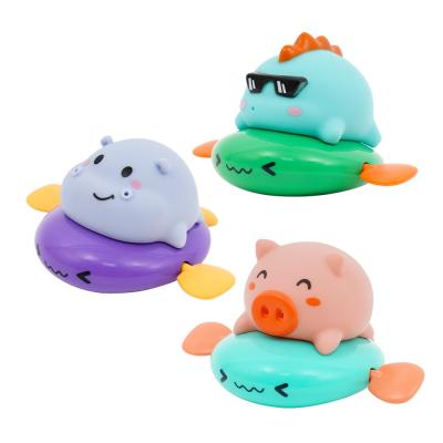 목욕장난감 리틀클라우드 유아 목욕놀이 장난감 아기동물 3종 세트, 혼합색상