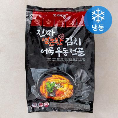 칼국수 [로켓프레시] 오마뎅 진짜 얼큰한 김치 어묵 우동 전골 (냉동), 710g, 1개
