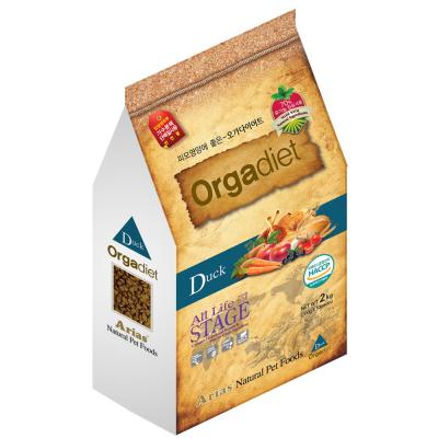 포메라니안피부 오가다이어트(Orgadiet) 유기농 오가닉 가수분해 애견사료 오리현미, 오리, 2kg, 1개